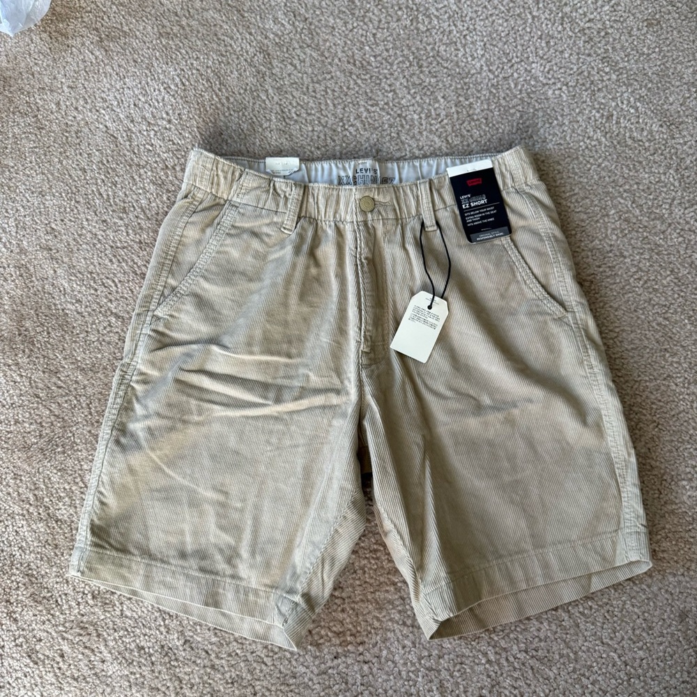 Levi’s XX Chino EZ Short Beige Tan Size S 30W